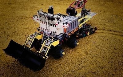 Wenn die Apokalypse kommt, hat Zerobricks Schutz für Sie: FrankenBase made of LEGO® and powered by BuWizz