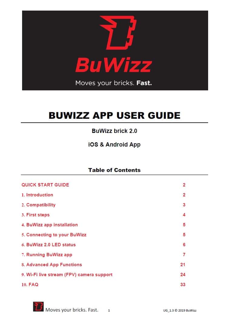 BuWizz Benutzerhandbuch